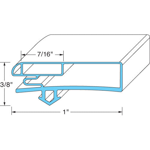 02-14160-2010 Anthony - High-Quality Door Gasket 02-14160-2010 Anthony - High-Quality Door Gasket